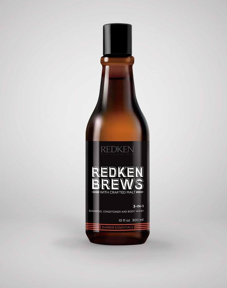 Redken Brews 3In1 Shampoo, Conditioner & Body Wash